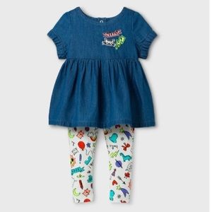 Baby Cat & Jack 12 months 2 pieces Outfit